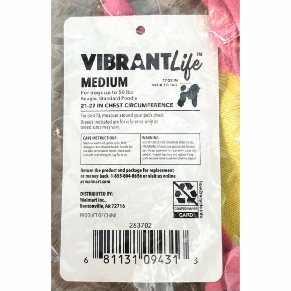 NWT Vibrant Life Yellow Polka Dot Dog Dress - Picture 11 of 12